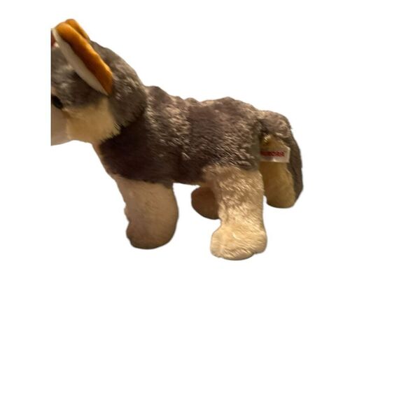 Aurora Kids Wolf Husky Dog Plush Stuffed Animal Realistic Black Eyes Gray White - Picture 6 of 11
